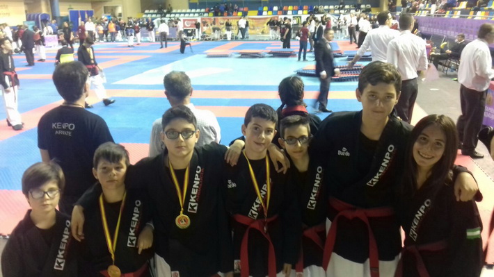 Almuñécar consigue media docena de podios en el Campeonato de España de Kenpo 